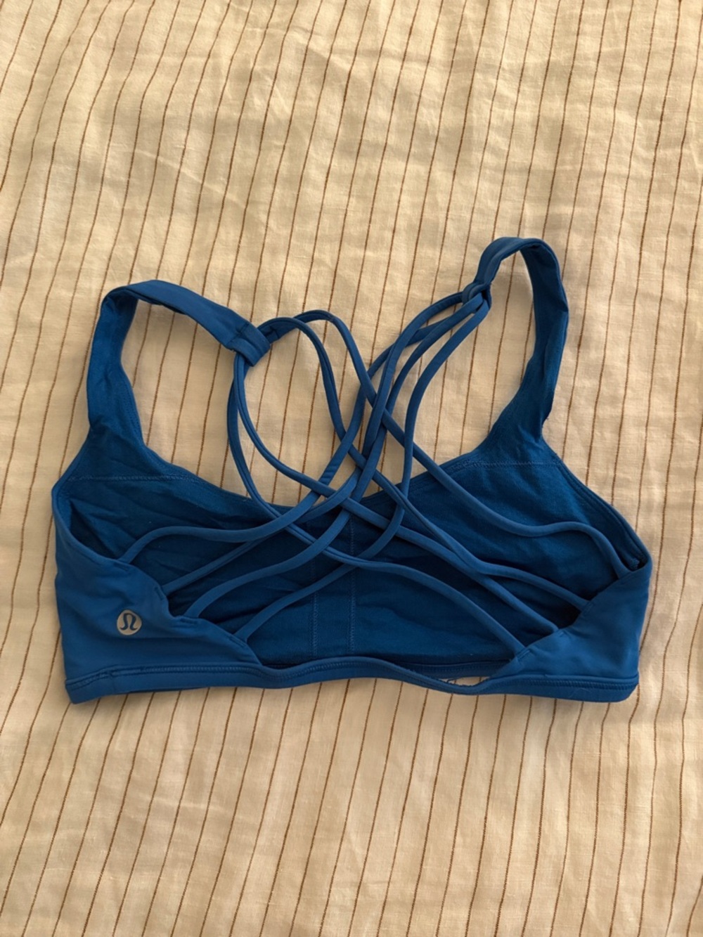 lululemon athletica Blue Scoop Sports Bra